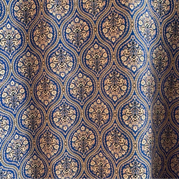 Honeyme Sleeveless Tunic Blue Pink Lace Trimmed High Low Hem Boho Size L - Picture 5 of 6